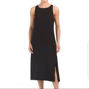 Theory Black dress with side slit